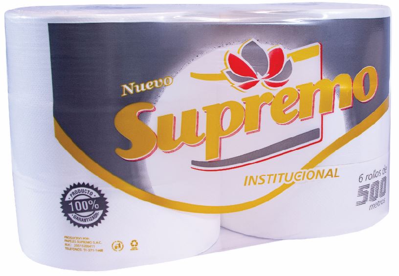 PAPEL HIGIENICO BLANCO 500 M